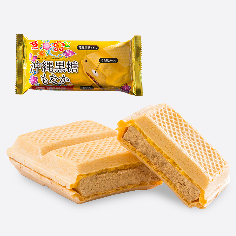 沖縄黒糖もなか