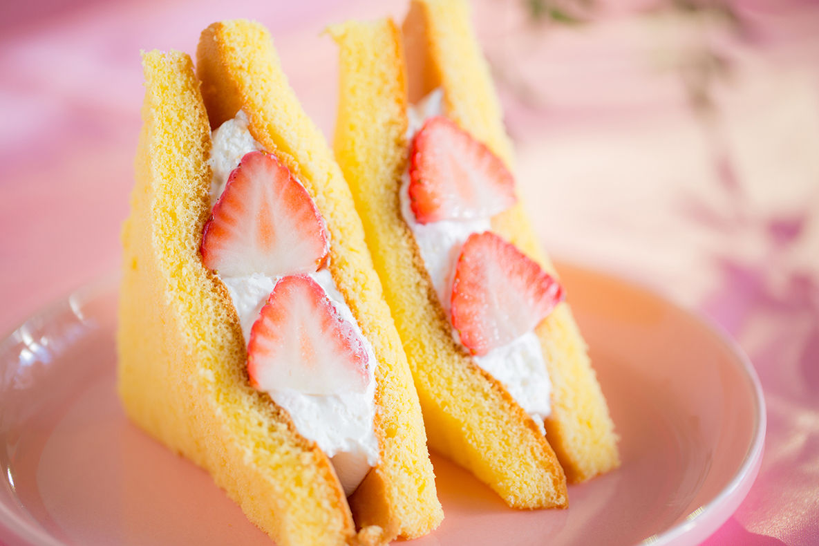 いちごのケーキサンド